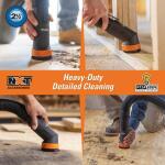 RIDGID 2-1/2 in. NXT Max Locking Rotating Dusting Brush Accessory Shop Vac Attachment for RIDGID NXT Wet Dry Vacuums (MAX2501)