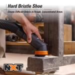 RIDGID 2-1/2 in. NXT Max Locking Rotating Dusting Brush Accessory Shop Vac Attachment for RIDGID NXT Wet Dry Vacuums (MAX2501)