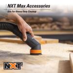 RIDGID 2-1/2 in. NXT Max Locking Rotating Dusting Brush Accessory Shop Vac Attachment for RIDGID NXT Wet Dry Vacuums (MAX2501)