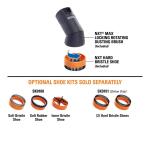 RIDGID 2-1/2 in. NXT Max Locking Rotating Dusting Brush Accessory Shop Vac Attachment for RIDGID NXT Wet Dry Vacuums (MAX2501)