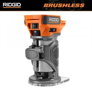 RIDGID 18V R860444 Brushless Cordless Compact Router (Tool Only)