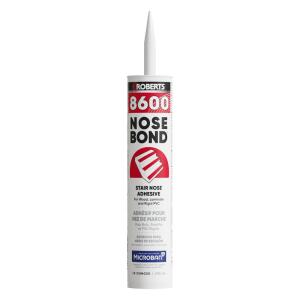 ROBERTS NOSEBOND Beige 10 oz. (0.3125 qt.) Wood, Laminate, and Rigid PVC Stair Nose Adhesive (8600-10C)