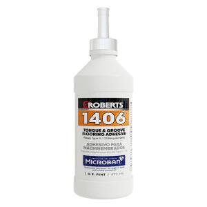 ROBERTS Beige 1-Pint (0.5 qt.) Tongue and Groove Laminate and Wood Floor Adhesive (1406-P)