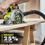 RYOBI ONE+ HP 18V Brushless Cordless Compact 6 1/2 Inch Circular Saw (Tool Only)