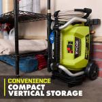 RYOBI Cold Water Wheeled Corded Electric Pressure Washer, 1900 PSI, 1.2 GPM