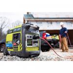 RYOBI 2300 Watt Recoil Start Bluetooth Super Quiet Gasoline Powered Digital Inverter Generator with CO Shutdown Sensor