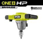 RYOBI ONE+ 18V HP 1/2 in. Brushless Cordless Mud Mixer (Tool Only) (PBLMM01B)
