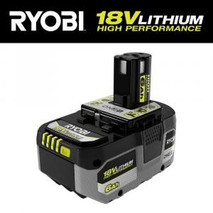 RYOBIONE+ 18V Lithium-Ion 6.0 Ah HIGH PERFORMANCE Battery