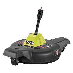 RYOBI 12-Inch Electric Pressure Washer Surface Cleaner (3100 PSI) with Caster Wheels