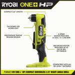 Ryobi 18V ONE+ HP Brushless Cordless Compact 3/8 in. Right Angle Drill (Tool Only)