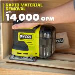 RYOBI ONE+ 18V Cordless 1/4 Sheet Sander (Tool Only) (PCL401B)