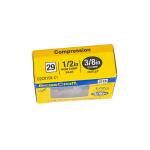 BrassCraft 1/2 in. Compression Inlet x 3/8 in. Compression Outlet 1/4-Turn Angle Valve (G2CR19X C1)