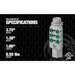 Southwire 1/2 in. Inline Intersystem Bonding Bridge Connector (MEIBB)