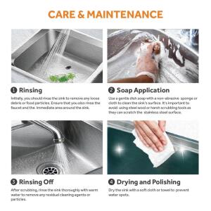 Glacier Bay Dolancourt 33 in. Drop-In 50/50 Double Bowl Kitchen Sink with Pull-Down Faucet, 18 Gauge Stainless Steel, Tight Radius (VDR3322A0PA1)