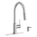 Glacier Bay McKenna Pull-Down Kitchen Faucet (Stainless)