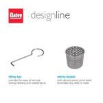 Oatey Designline 4 in. x 4 in. Stainless Steel Square Shower Drain with Square Pattern Drain Cover (DSS2040R2)