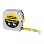 Stanley8m/26 ft. x 1 in. PowerLock Tape Measure (Metric/English Scale)