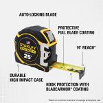 Stanley Auto Lock Tape Measure FATMAX 25 ft. x 1-1/4 in.