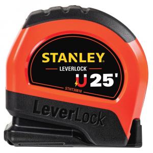 StanleyMagnetic 25 ft. LeverLock High Visibility Tape Measure