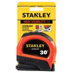 Stanley 30 ft. LeverLock High Visibility Tape Measure (STHT30819S)