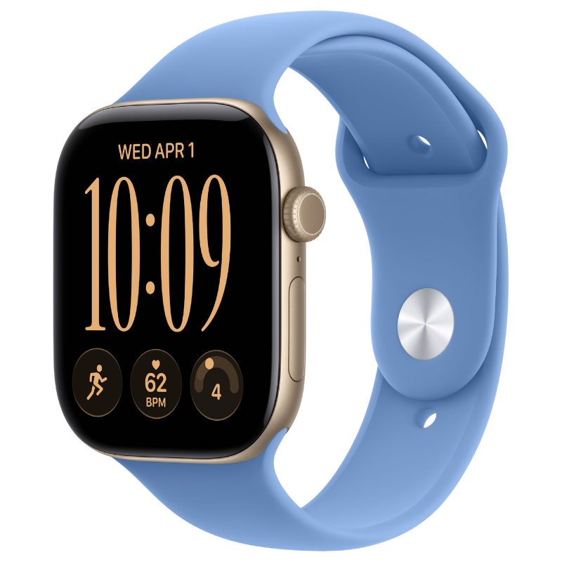 Apple Watch Series 12 46mm,GPS Aluminum Light Gold