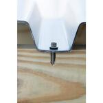 Teks #9 x 1 in. Steel External Hex Head Washer Sharp Point Roofing Screws (120-Pack) (21400)