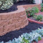 Terracotta Concrete Retaining Wall Block (81166)