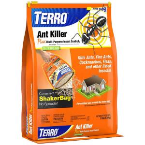 TERRO 3 lb. Outdoor Ant Killer Plus Granules – Multi-Purpose Insect Control Shaker Ba(T901-6)