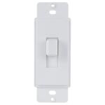 Commercial Electric 1-Gang Toggle Cover-up Plastic Wall Plate Adapter, White (Textured/Paintable Finish) - PPAW-T