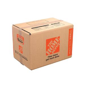 The Home Depot 17 in. L x 11 in. W x 11 in. D Heavy-Duty Small Moving Box with Handles (HDSBX)