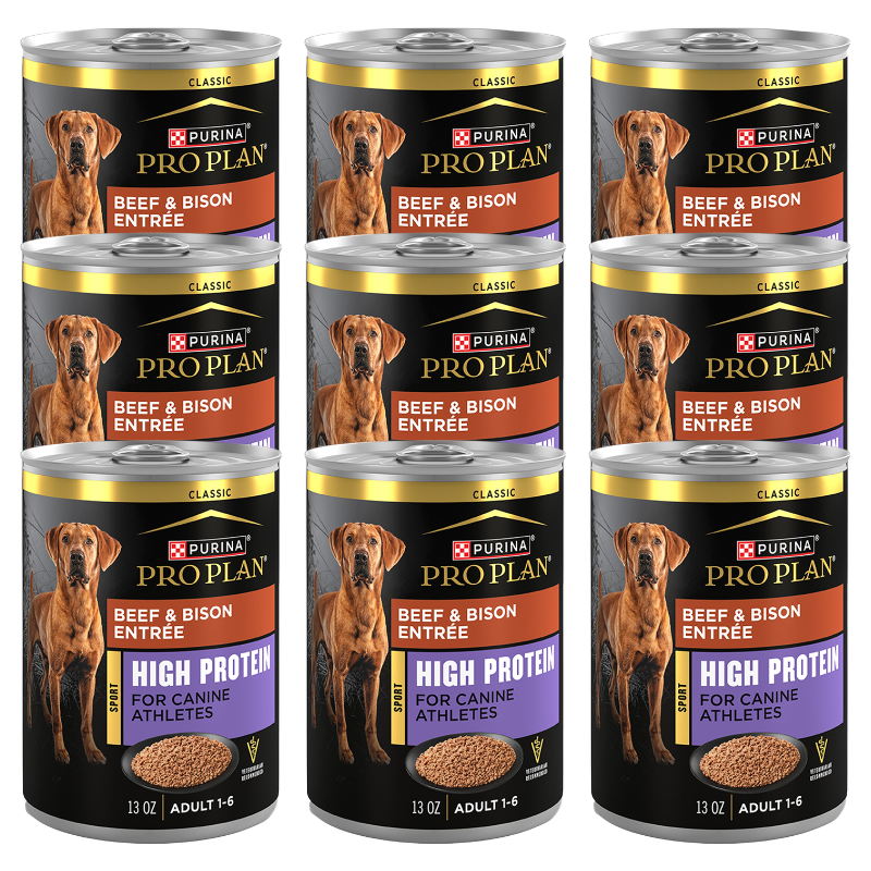 Purina Pro Plan Sport High Protein Adult Wet Dog Food - Beef & Bison,