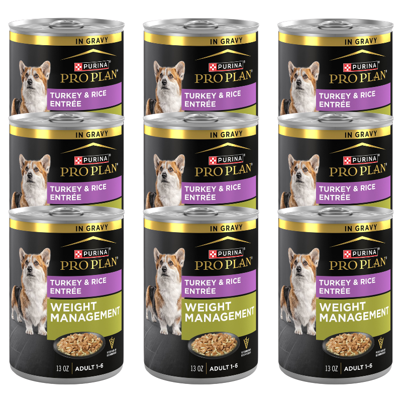 Purina Pro Plan Weight Management Adult Wet Dog Food – Turkey & Rice