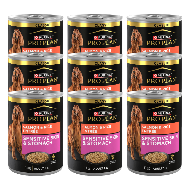 Purina Pro Plan Sensitive Skin & Stomach Adult Wet Dog Food - Salmon & Rice Recipe