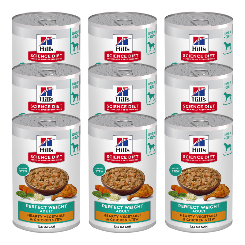 Hill's® Science Diet® Perfect Weight Adult Wet Dog Food - Chicken & Vegetable Stew,