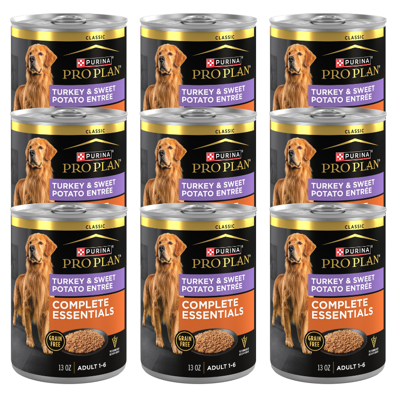 Purina Pro Plan Complete Essentials Grain-Free Adult Wet Dog Food – Turkey & Sweet Potato