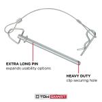TowSmart 3/8 in. x 4-3/4 in. Steel Clevis Pin (1203)