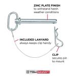 TowSmart 5/8 in. x 4-3/4 in. Steel Clevis Pin (1205)