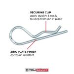 TowSmart Steel Hitch Pin Clips (3-Pack) (739M)