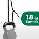 Commercial Electric 4in Miniature Standard UL 21 Rated Cable Zip Ties 100 Pack UV (Black) (GT-100MCB)