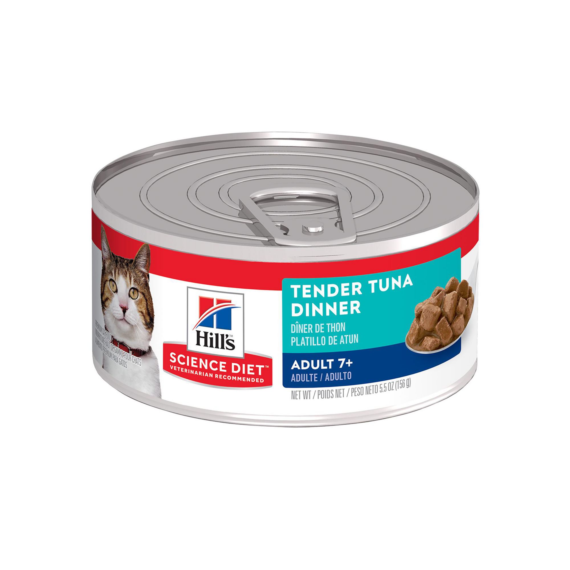 Hill's® Science Diet® Adult Senior 7+ Wet Cat Food - Chunks & Gravy, Tuna - Image 2