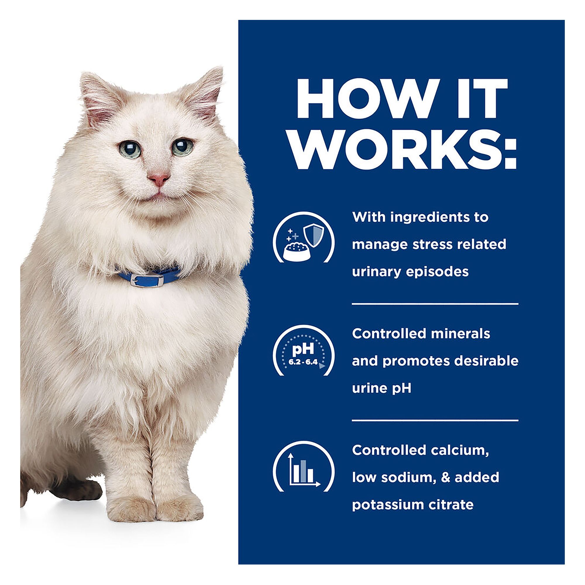 Hill's® Prescription Diet® c/d Multicare Urinary Care Stress Cat Food - Chicken & Vegetable Stew - Image 7