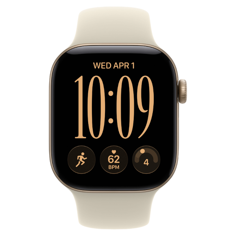 Apple Watch Series 12 42mm,GPS Aluminum Light Gold - Image 2