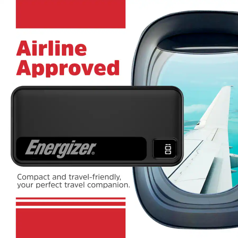 Energizer - MAX 10,000mAh 15W USB-C 3-Port Power Bank - Image 10
