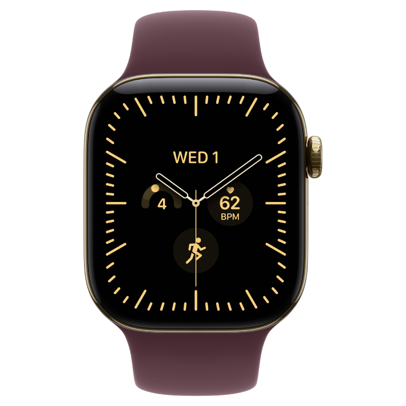 Apple Watch Series 12 42mm,GPS + Cellular Titanium Radiant Gold - Image 2