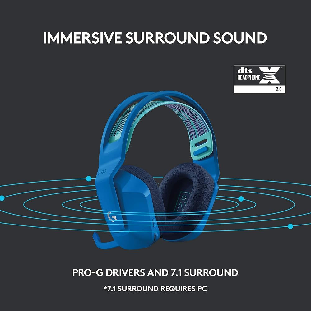 Logitech G733 Lightspeed Wireless Gaming Headset - Image 8
