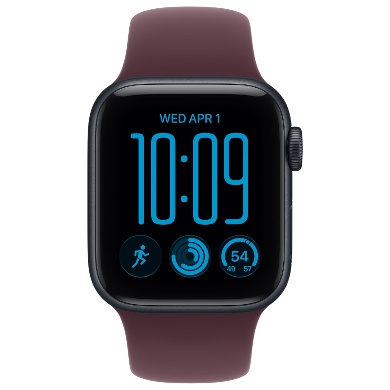 Apple Watch SE 3 40mm,GPS Midnight  (Rubber/Sport Band) - Image 2