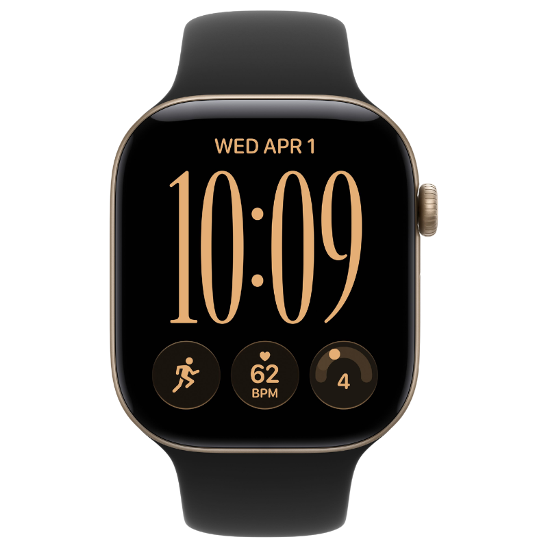 Apple Watch Series 12 46mm,GPS Aluminum Light Gold - Image 2