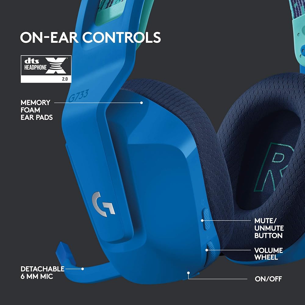 Logitech G733 Lightspeed Wireless Gaming Headset - Image 5