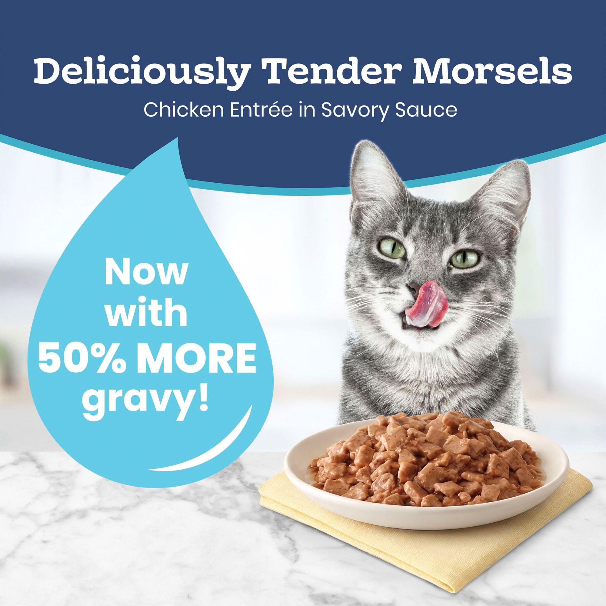 Blue Buffalo® Tastefuls&trade; Adult Wet Cat Food Tender Morsels - Natural, Chicken - Image 5
