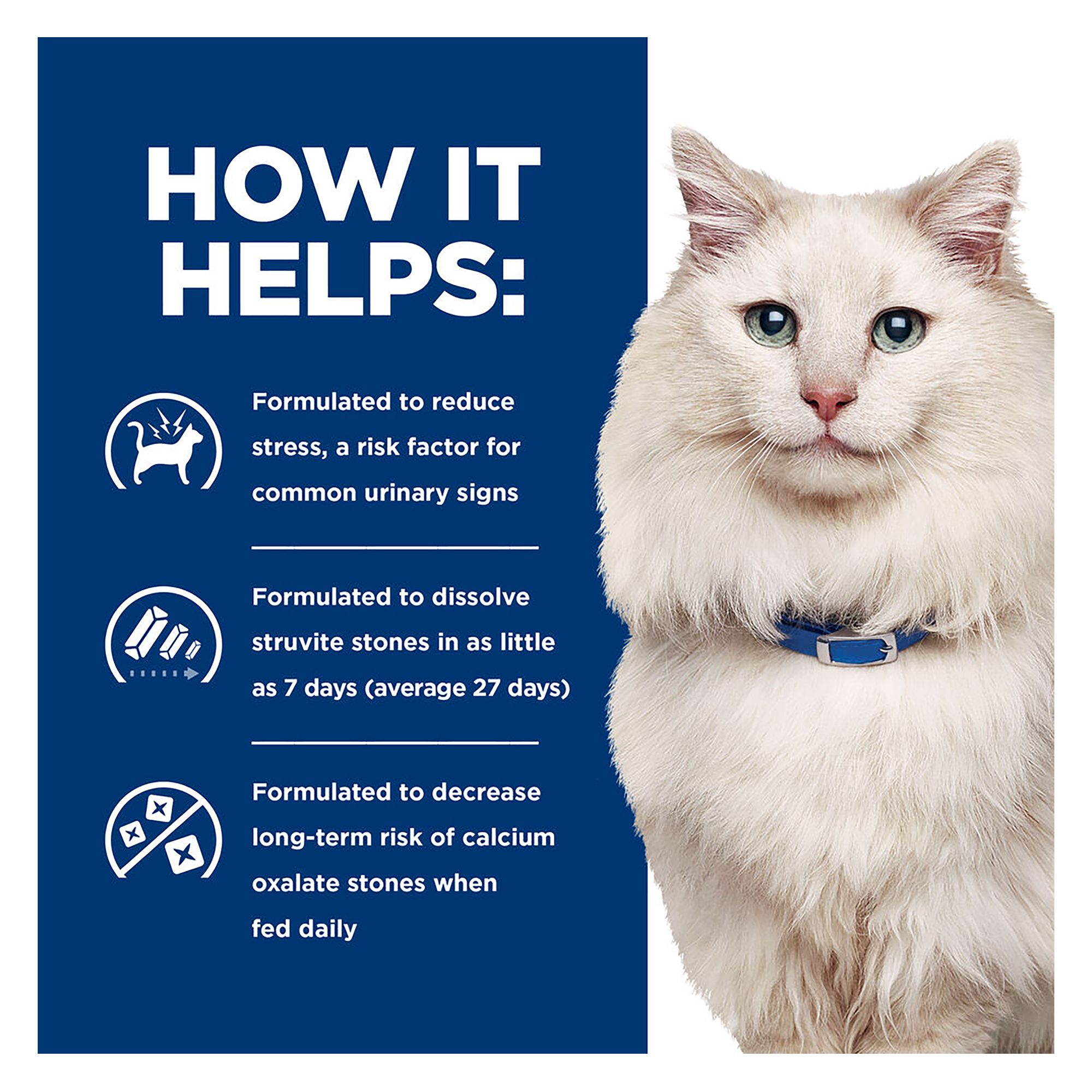 Hill's® Prescription Diet® c/d Multicare Urinary Care Stress Cat Food - Chicken & Vegetable Stew - Image 6